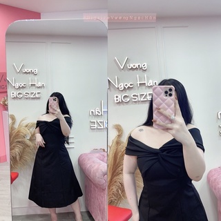 ĐẦM TRỂ VAI ĐEN BIGSIZE 1306
