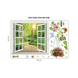 Decal cửa sổ trang trí A807