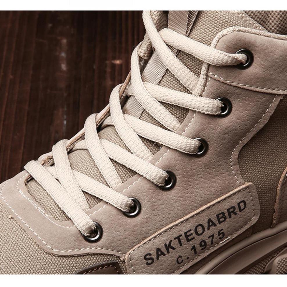 Giày Sneaker Nam TKTMS38 Giày Thể Thao Nam Cổ Cao Phong Cách Phượt Thủ Size (39-43) | BigBuy360 - bigbuy360.vn