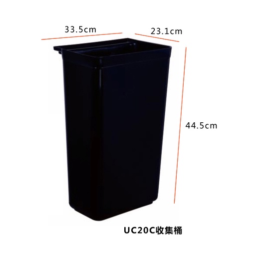 Thau và xô nhựa chuyên dụng cho xe đẩy 3 tầng phục vụ nhà hàng