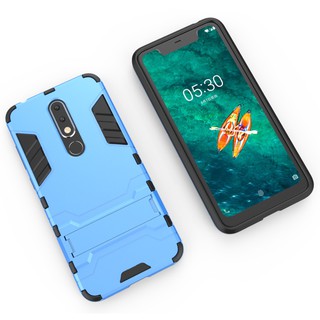 Ốp điện thoại 2 lớp có giá đỡ chuyên dụng cho Nokia X5