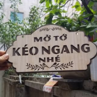 [ Siêu rẻ ]Bảng gỗ cửa kéo ngang