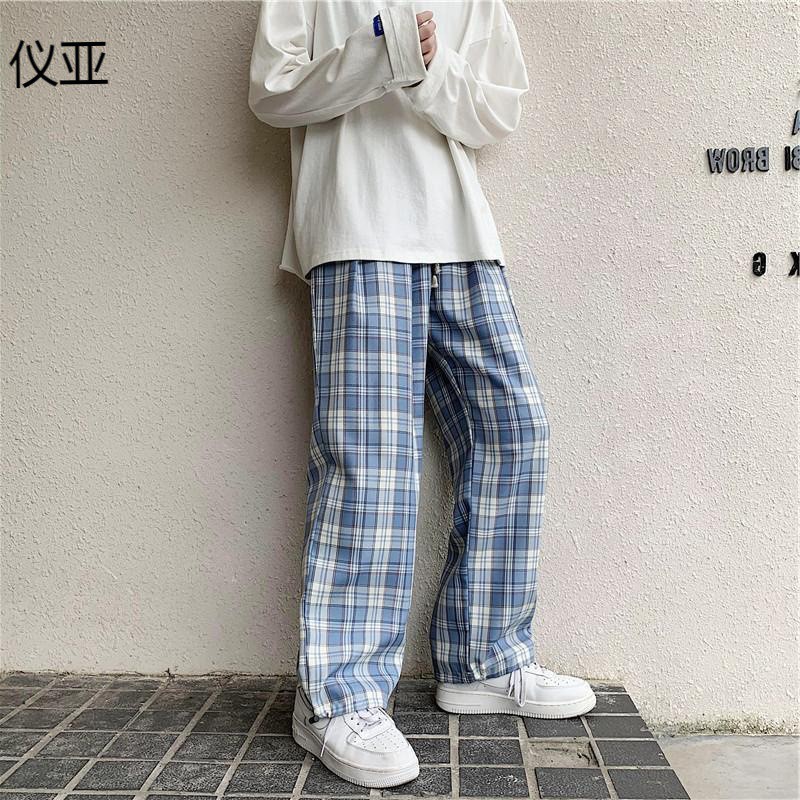 [HÀNG QUẢNG CHÂU] Quần Kẻ Caro Nam Nữ Mặc 2 Kiểu Ống Suông Và Jogger Bo Gấu Thể Thao phong cách Hàn Quốc | BigBuy360 - bigbuy360.vn