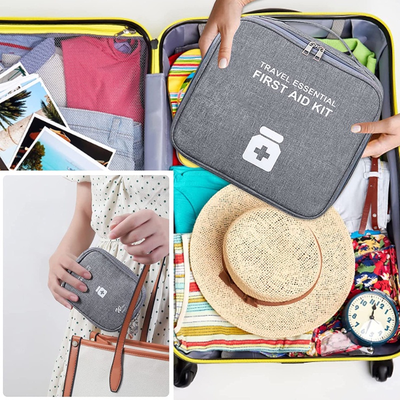 Hộp 2 Ngăn Đựng Dụng Cụ Sơ Cứu