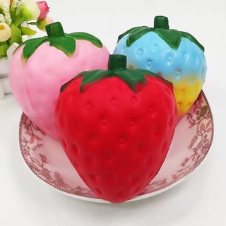 Quả dâu tây squishy đồ bóp mềm