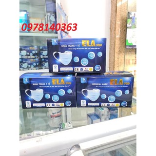 khẩu trang y tế 4 lớp cao cấp ELA HỘP 50C