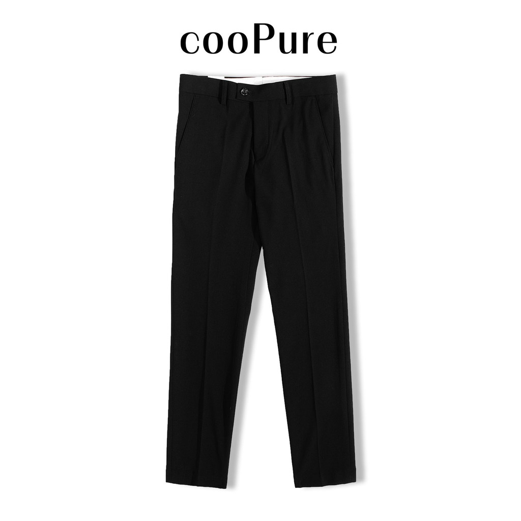 Quần âu nam cooPure màu nâu cafe, chất liệu cotton polyester chống nhăn, thiết kế lịch lãm NO.1616 (6 màu)