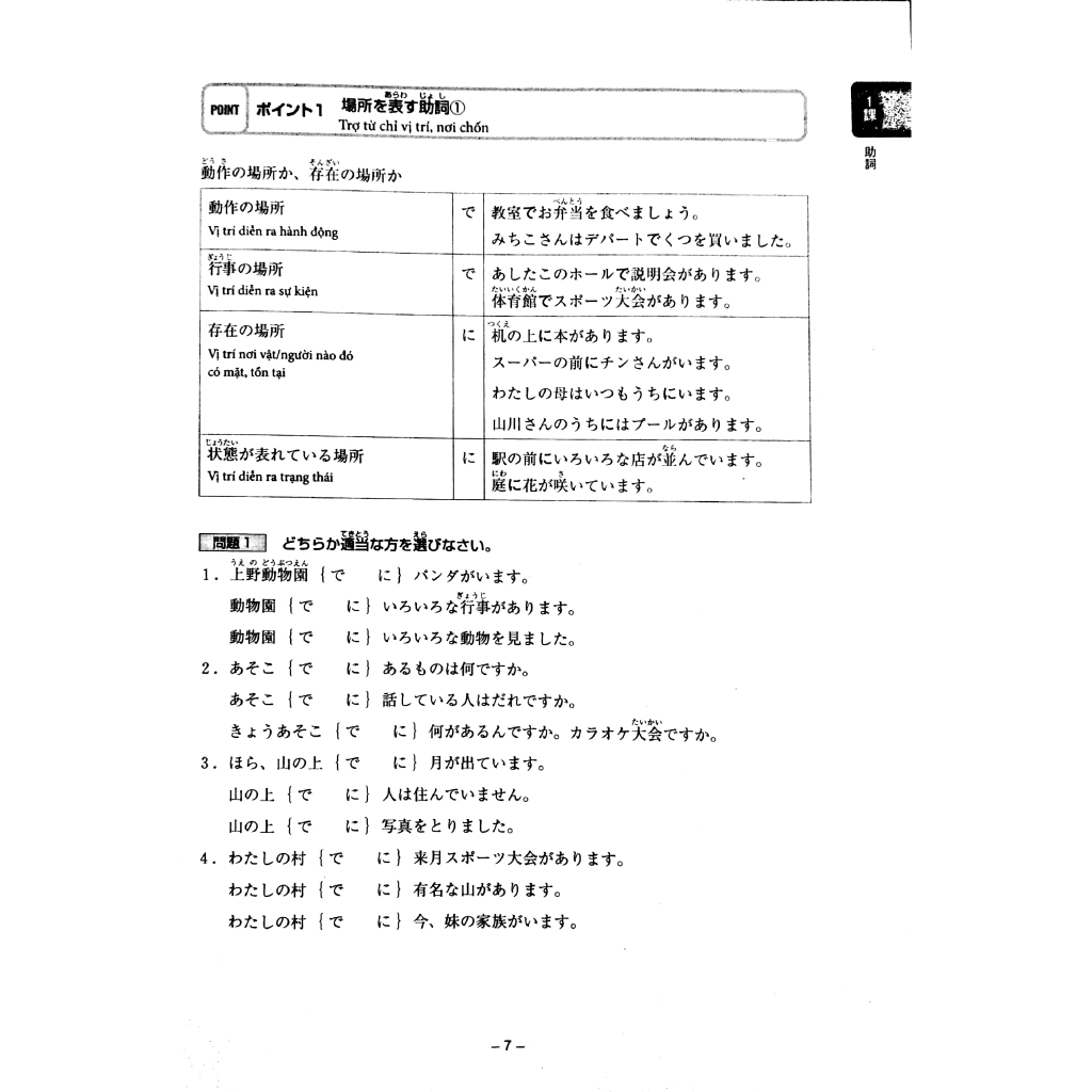 Sách - Tiếng Nhật Cho Mọi Người Trình Độ Sơ Cấp: 20 Chủ Điểm Ngữ Pháp