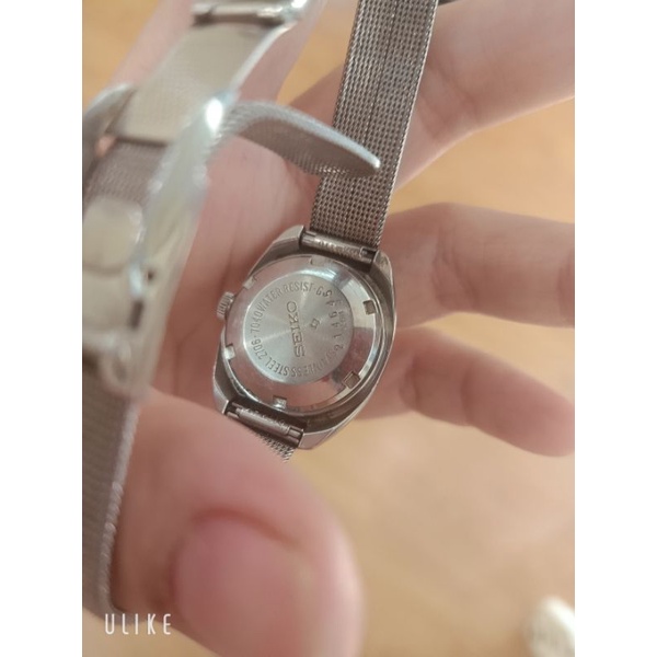 Đồng hồ si Nhật nữ cơ Automatic Seiko 21J dây lụa
