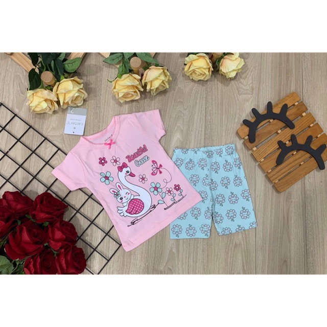 Combo bộ ngắn bé gái