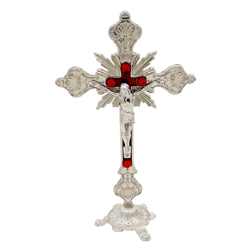 Tượng Chúa Jesus Bằng Kim Loại Phong Cách Vintage