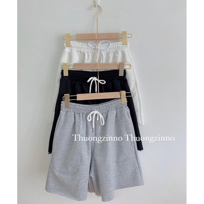 [Ảnh thật/Video] Quần short nữ chất da cá Hàng Quảng Châu nhiều màu Quần đùi phong cách ulzzang basic