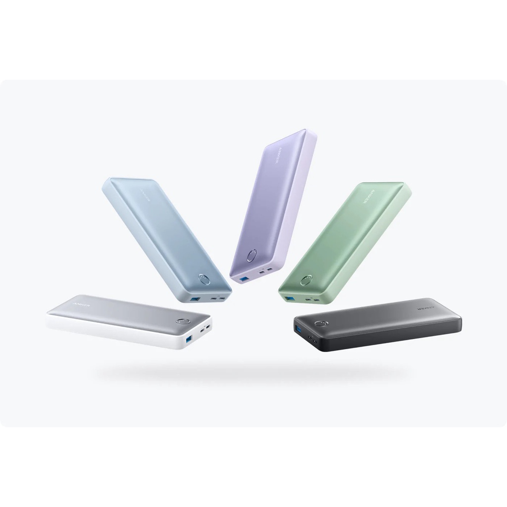 Sạc Dự Phòng Anker 535 20.000mAh 30w 3 Cổng Chính Hãng - A1366