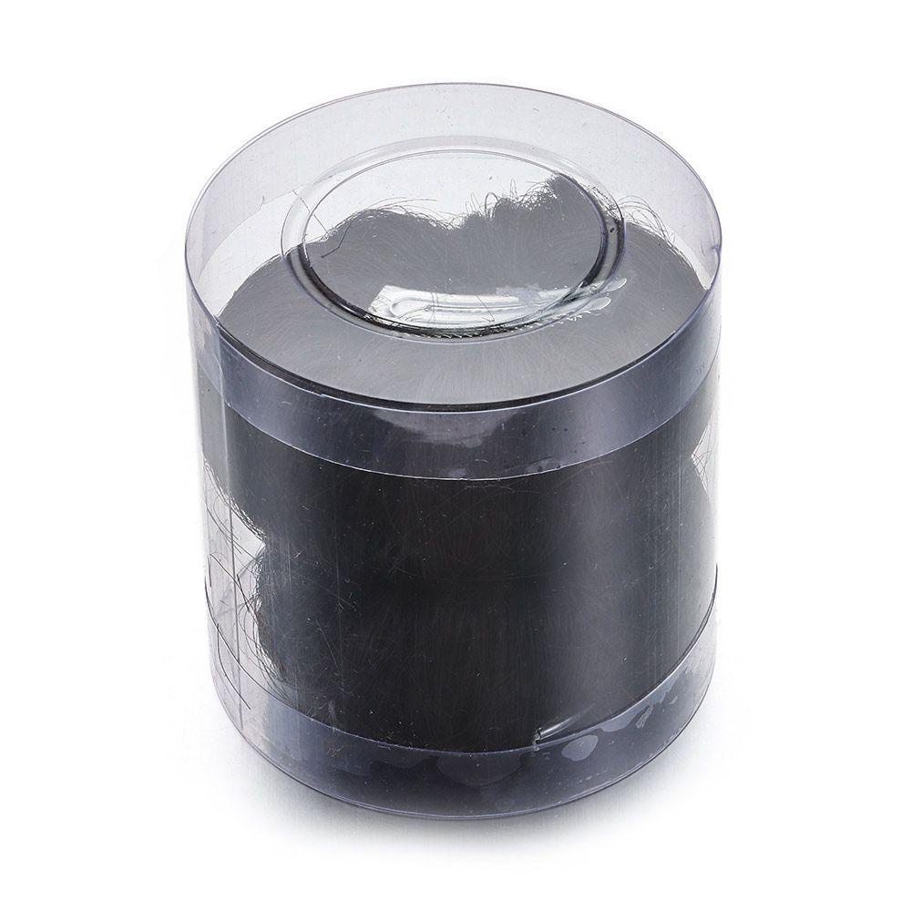 Bộ 2 Tóc Giả Bằng Sợi Tổng Hợp Màu Đen / Nâu Tự Nhiên Cho Nữ