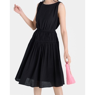 Đầm Midi Thời Trang JUNO Kiểu Dáng Hạ Eo JNDLU022