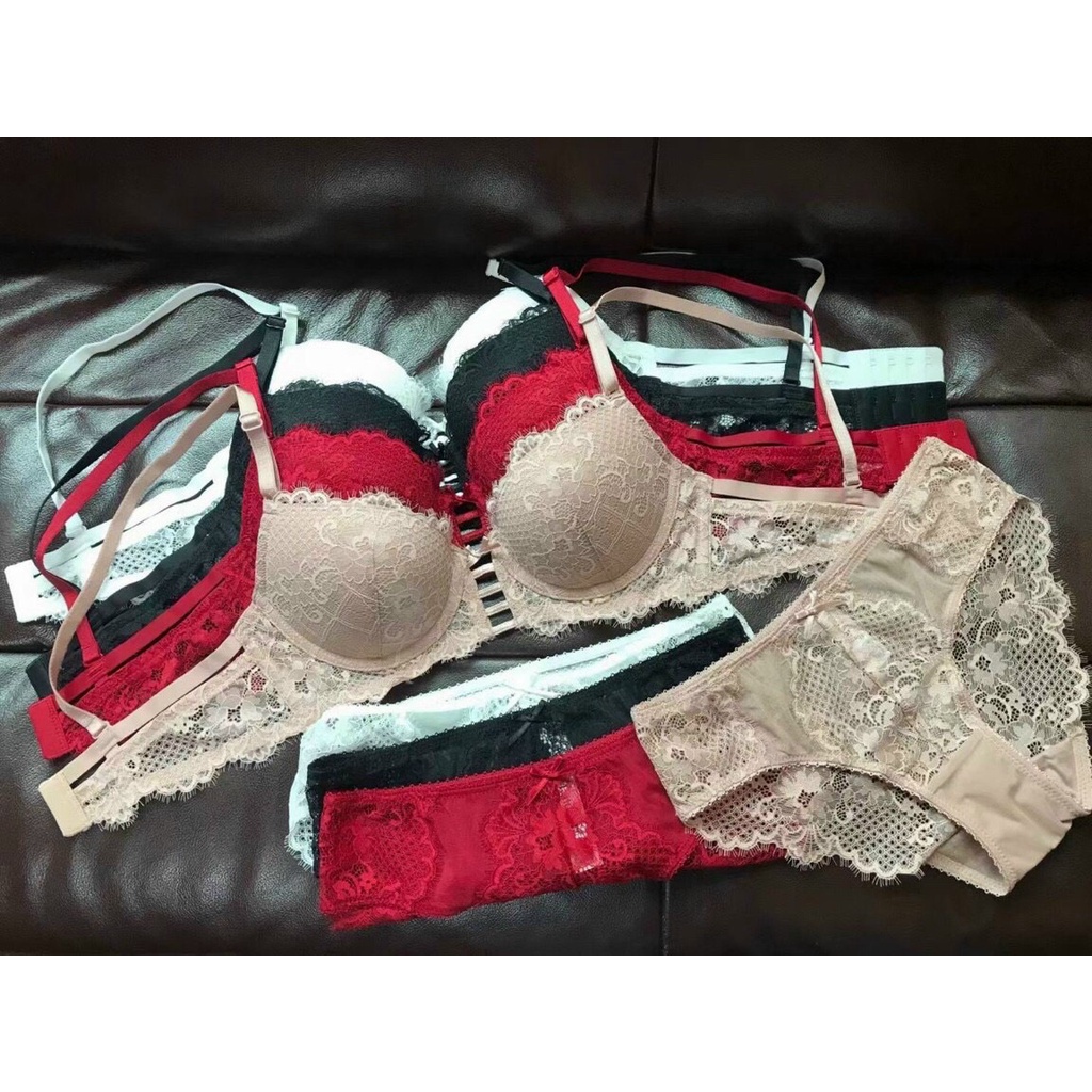 Bộ đồ lót B043 Mand ren giọt lệ có gọng đệm nhẹ