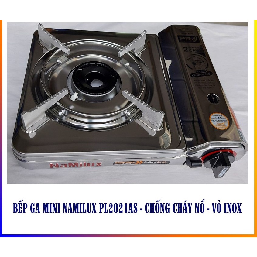 Bếp Ga Mini Chống Nổ Namilux NA 2021 PF, 2021 AS, 1911AS, 1911PF- VN - HÀNG CHÍNH HÃNG 100%