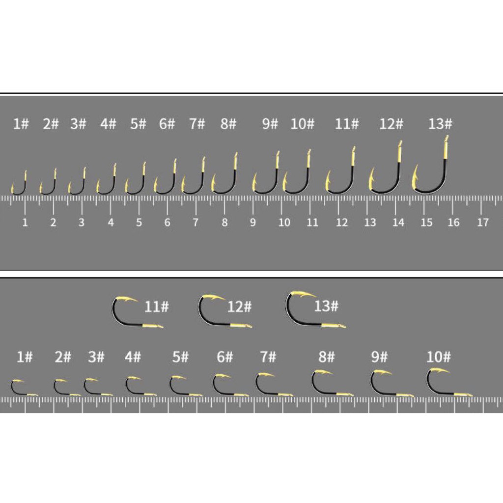 Túi 100 lưỡi câu vonfram siêu cứng - lưỡi có nghạnh săn hàng