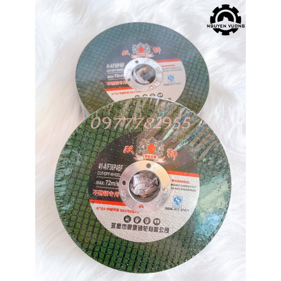 Đá cắt sắt,inox sư tử lioning 1t2 kích thước 125x1.2x22mm
