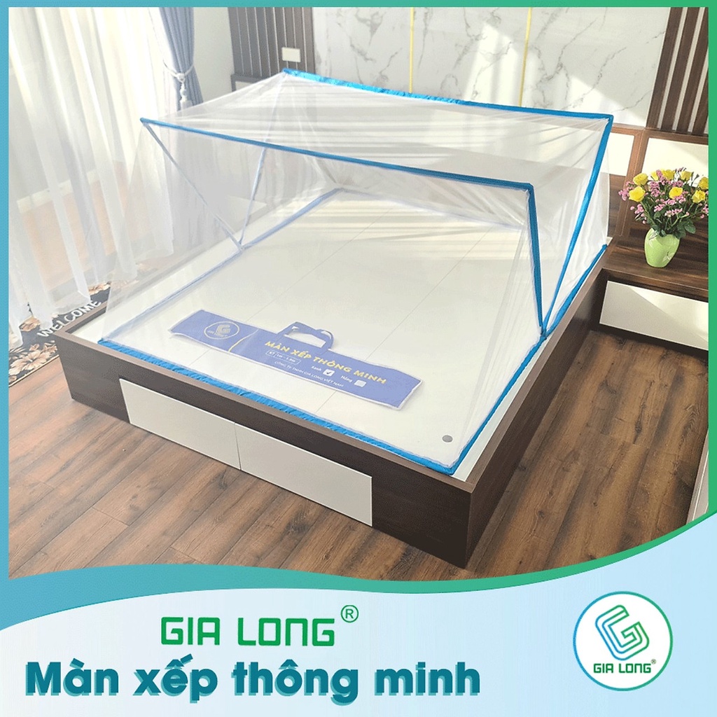 Mùng xếp gấp gọn thông minh tiện ích hàng Việt Nam Chất Lượng Cao