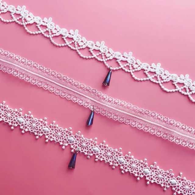 Vòng cổ ren thời trang nữ xinh - Maben