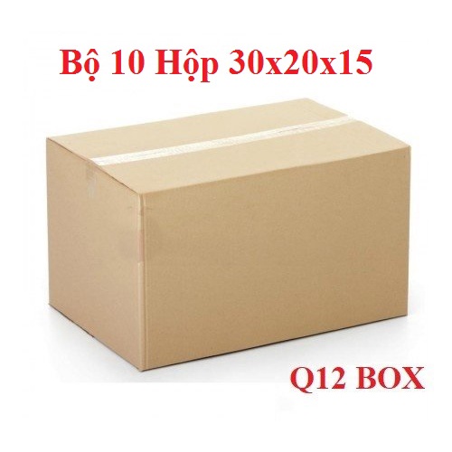 Bộ 10 Hộp Carton 30x20x15 Cm Thùng Carton Giá Rẻ