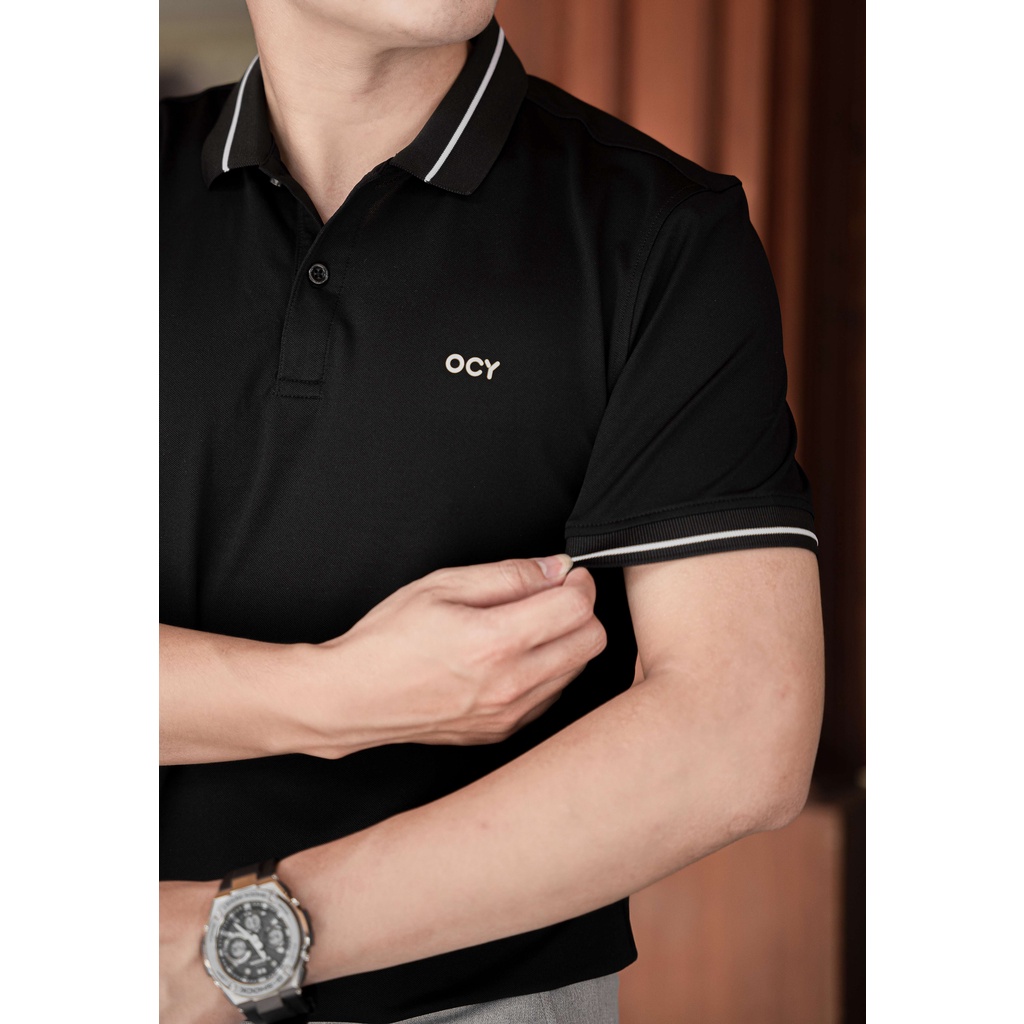 Áo thun Polo nam Basic trơn chất liệu Cotton thoáng mát có viền cổ, form slimfit MAPLS2101 | BigBuy360 - bigbuy360.vn