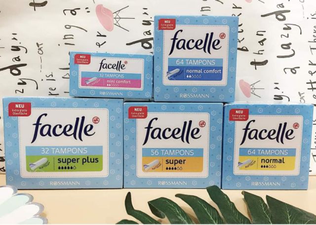 ĐỦ BILL🇩🇪#Tampon Facelle Đức- ĐỦ SIZE