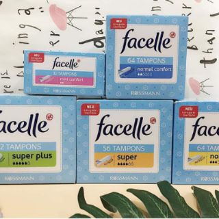 SALE!!!ĐỦ BILL🇩🇪#Tampon Facelle Đức- ĐỦ SIZE