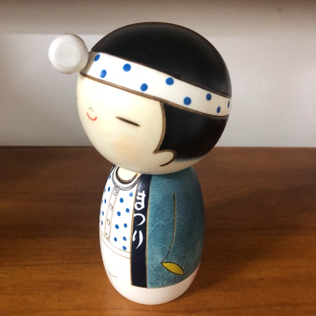 Búp bê gỗ Kokeshi, handmade Nhật Bản