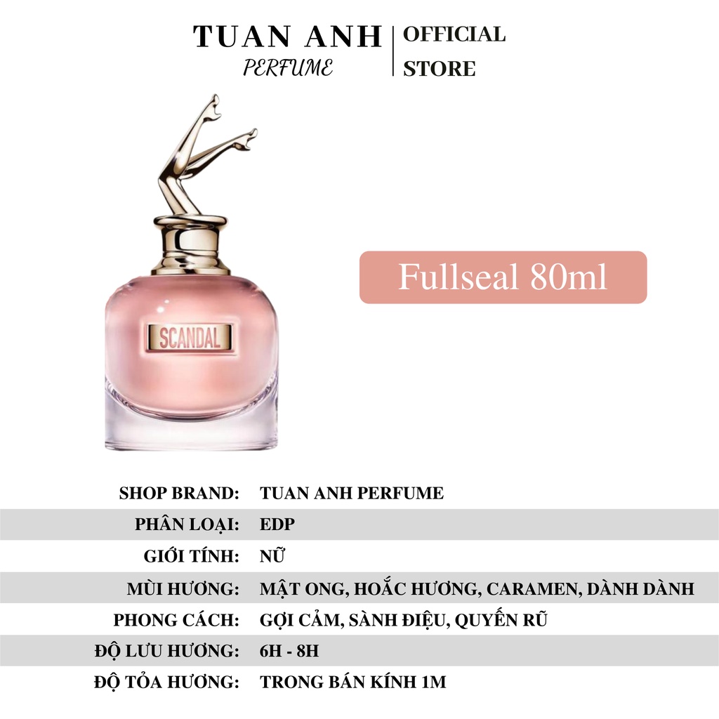 Nước hoa nữ chính hãng thơm lâu Scandal cao cấp TUAN ANH PERFUME
