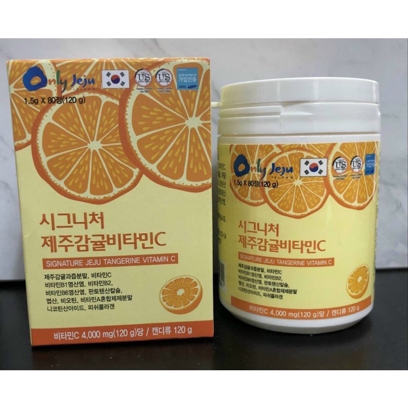 Viên Ngậm Vitamin C Jeju Hàn Quốc 120g