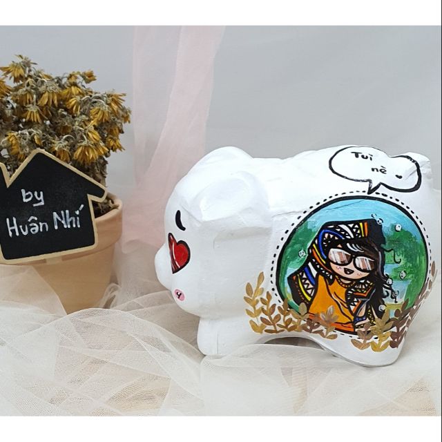 Heo đất handmade - heo đất chibi