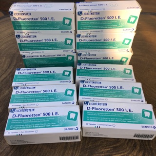 D-Fluoretten 500 I.E của Đức