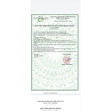 Viên uống VITAMIN B1 APCO Hộp 100 viên hỗ trợ tăng cường sức khỏe