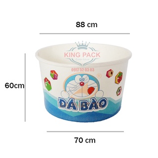Ly kem - Cốc Cừu 250ml (Set 100 ly + nắp)