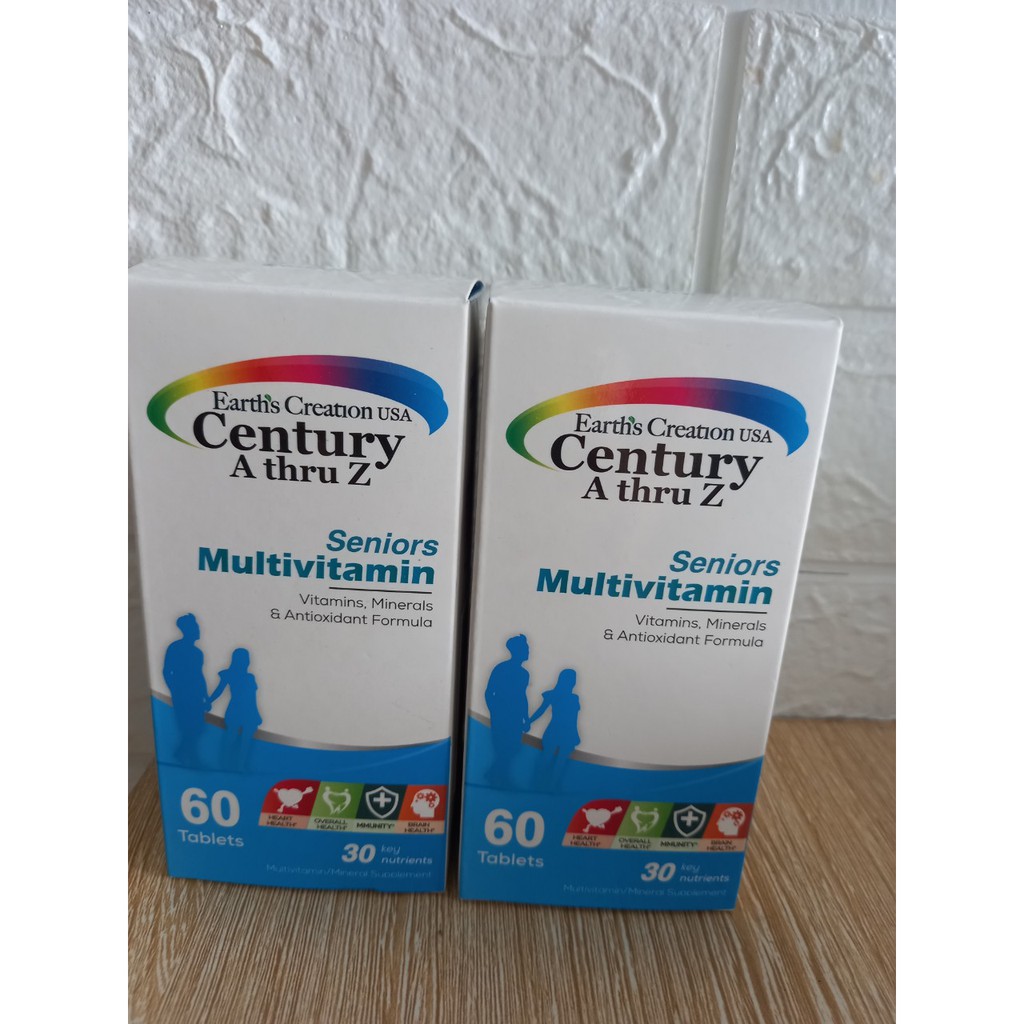 Viên uống bổ sung vitamin và khoáng chất CENTUZY Senior ( Nhập khẩu chính hãng MỸ) LỌ 60 viên