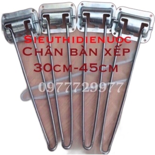 [RẺ VÔ ĐỊCH] 01 Chân Bàn Xếp Cao 30cm-45cm giá rẻ cho ae