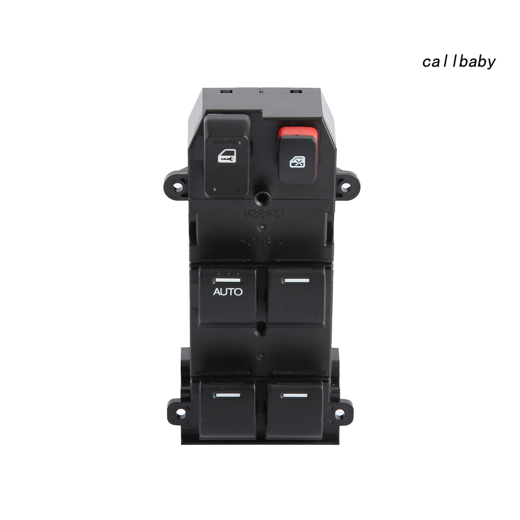 CL-Left Front Window Switch Stainless Exquisite ABS Electric Master Window Switch 35750-SWA-K01 for Honda CRV 2007-2011