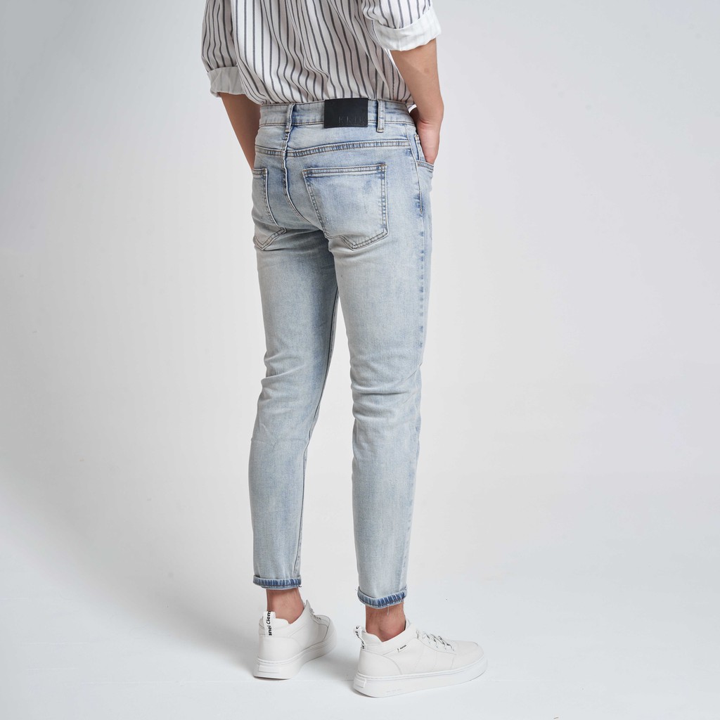 Quần Jean Nam Chất Bò Đẹp Local Brand KRIK Dáng Slimfit Hàn Quốc Basic QJ1012 | BigBuy360 - bigbuy360.vn