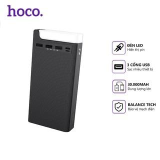 ✴️✴️CHÍNH HÃNG ✴️✴️Pin Sạc Dự Phòng 30000mAh Hoco J62 Sạc Cực Nhanh 3 Cổng Ra Tích Hợp Đèn Pin Siêu Sáng HÀNG CHẤT LƯỢNG | BigBuy360 - bigbuy360.vn