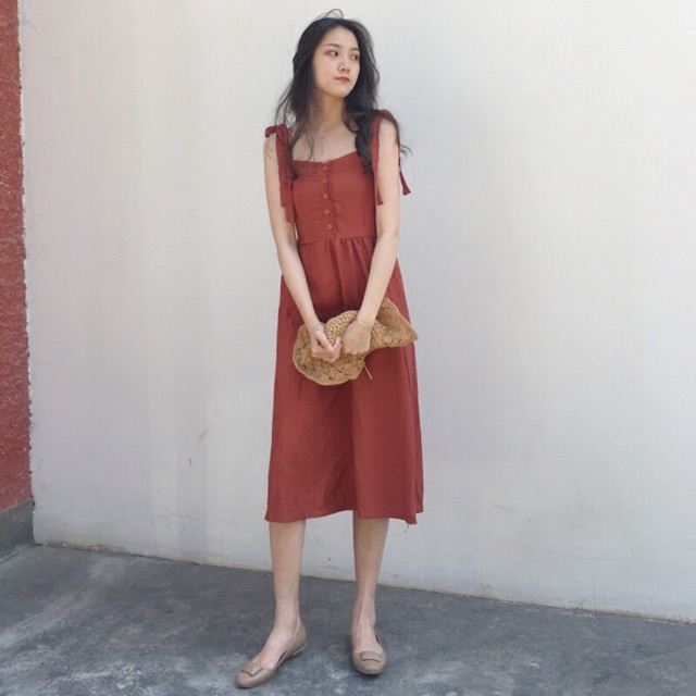 Váy maxi bản to siêu tôn da