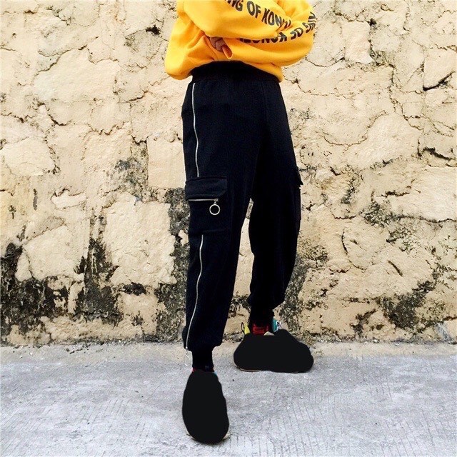 [RẺ VÔ ĐỊCH] Quần Jogger Kaki Túi Hộp Phối Khóa Dài Unisex Hot Hit | BigBuy360 - bigbuy360.vn