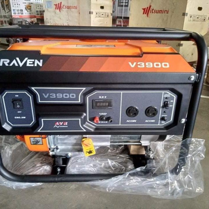 Máy Phát Điện Chạy Xăng 3Kw Raven V3900-E Đề