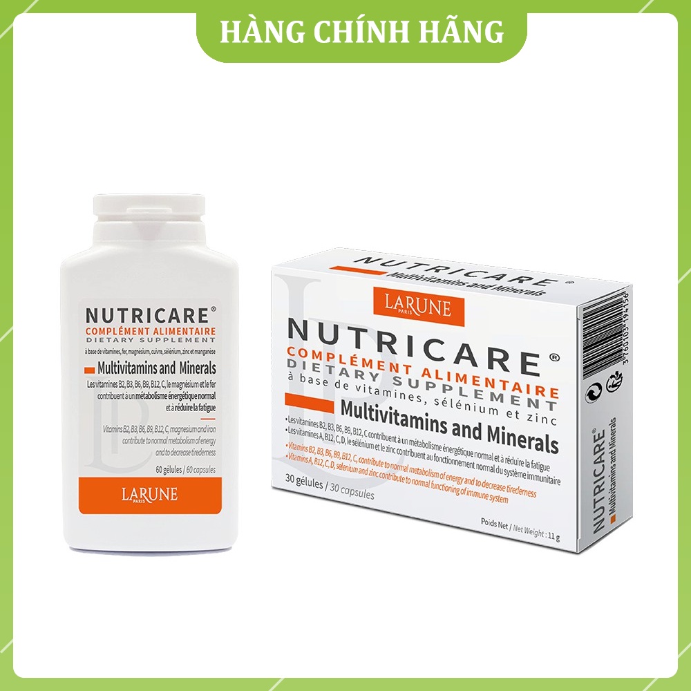 Vitamin Tổng Hợp Cho Nam & Nữ Nutricare Multivitamins and Minerals Larune