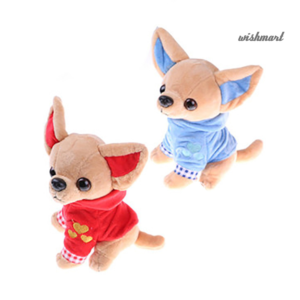 đồ chơi nhồi bông Hình Chú Chó Chihuahua Mini 17cm Dễ Thương