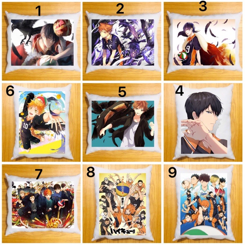 gối ôm anime haikyuu 40x50cm ruột bông hàn quốc