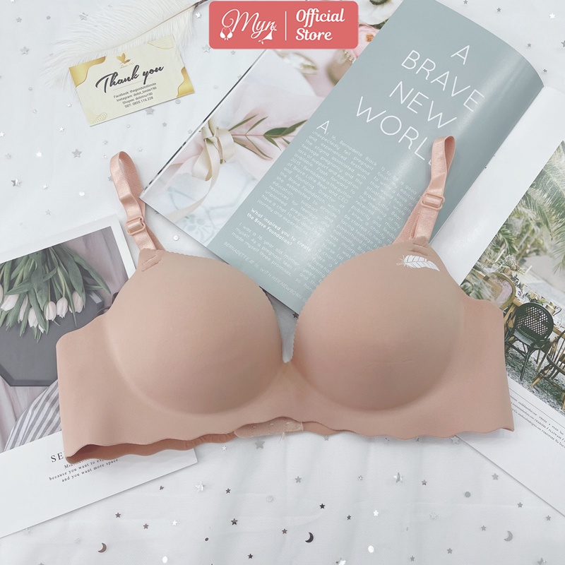 [RẺ VÔ ĐỊCH Áo lót nữ, áo ngực nữ su Lông vũ đệm dày bàn tay nâng ngực chống xệ  MYN SHOP