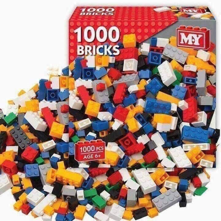 Bộ ghép Lego 1000 chi tiết cho bé