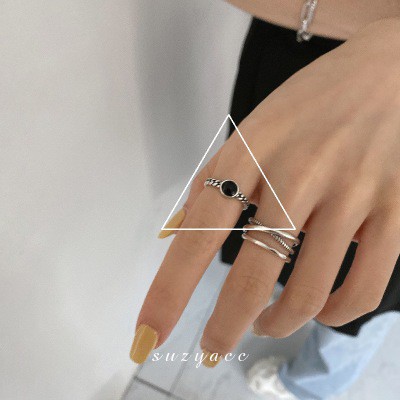 Set 2 nhẫn bạc 925